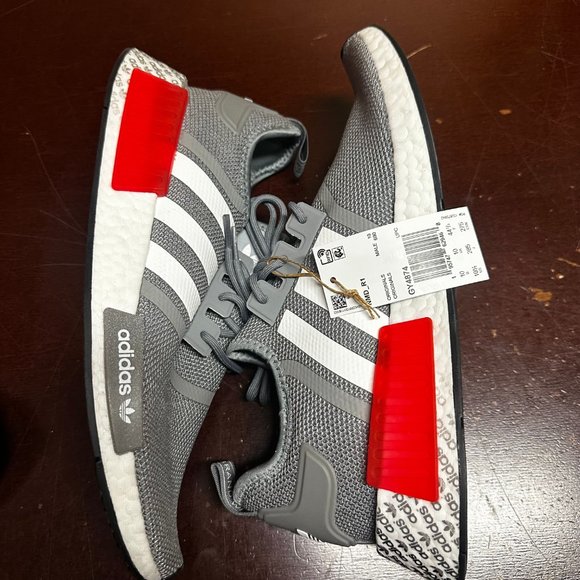 Adidas Mens Gray Originals NMD R1 GY4874 Athletic Running Shoes US 12